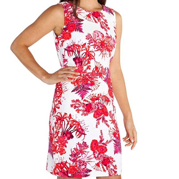 Mario Serrani Italy Women’s Pink Floral Dress - Picture 2 of 6